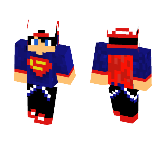 Super Man Halloween Costume - Halloween Minecraft Skins - image 1