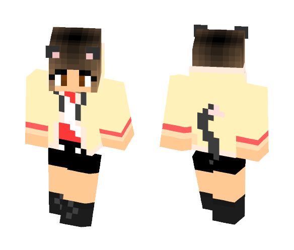 Catboom Girl - Girl Minecraft Skins - image 1