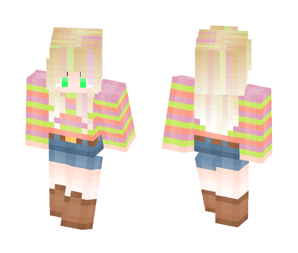 -Candy Striped Jumper- - Interchangeable Minecraft Skins - image 1