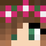 Pink Flower Girl - Girl Minecraft Skins - image 3