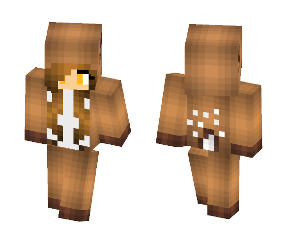 Deer/Reindeer Onesie!! New eyes :o - Female Minecraft Skins - image 1