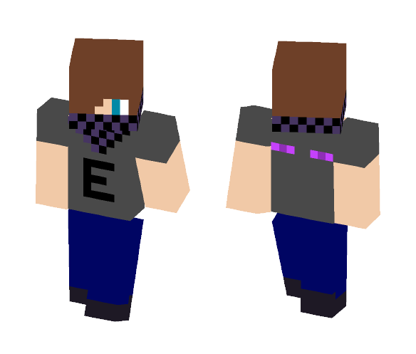 Gang Member Male *The Endermen* - Male Minecraft Skins - image 1