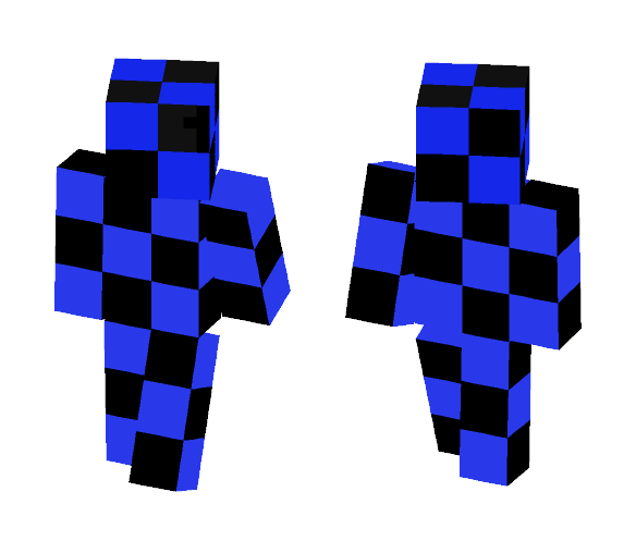 Blue Missing Texture Skin - Interchangeable Minecraft Skins - image 1