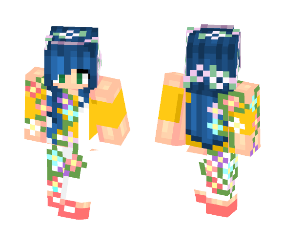 Overgrown Girl - Girl Minecraft Skins - image 1