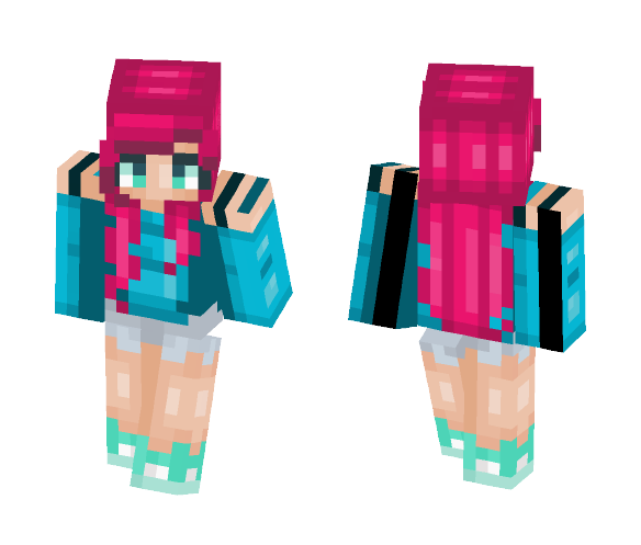 Ocean Girl - Girl Minecraft Skins - image 1
