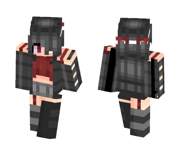 Goth // Girl ~ Anthonny - Girl Minecraft Skins - image 1