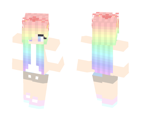 Hippie Girl - Girl Minecraft Skins - image 1