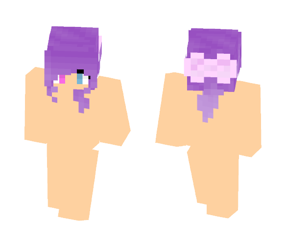 Another hair base girl - Color Haired Girls Minecraft Skins - image 1