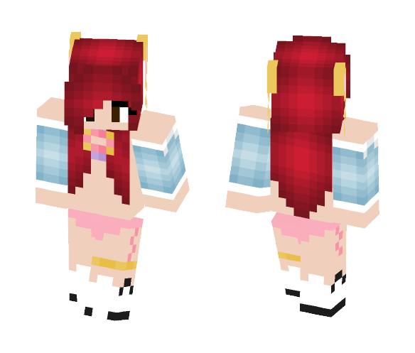 Neko Erza Scarlet - Female Minecraft Skins - image 1