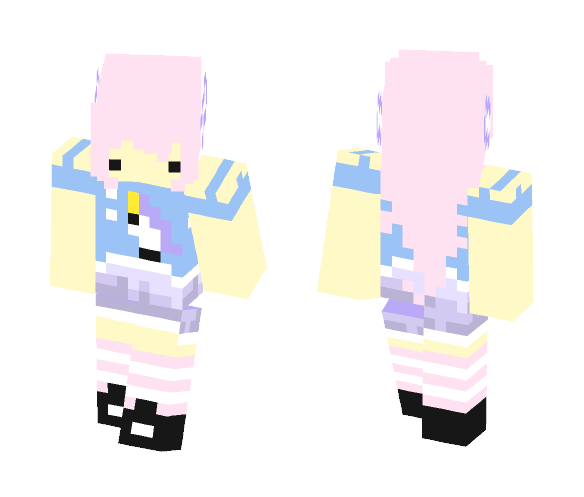 CuteChibiWithUnicornTank! - Female Minecraft Skins - image 1