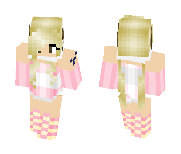 Lucy Heartfilia Aries Star Dress - Female Minecraft Skins - image 1