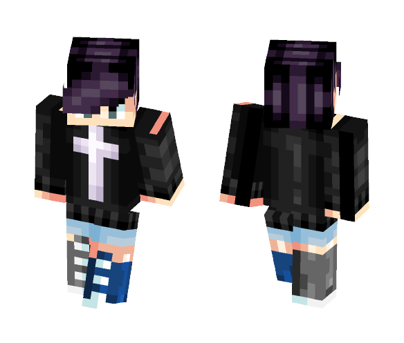May be an Emo child. | OC Sisoko - Male Minecraft Skins - image 1