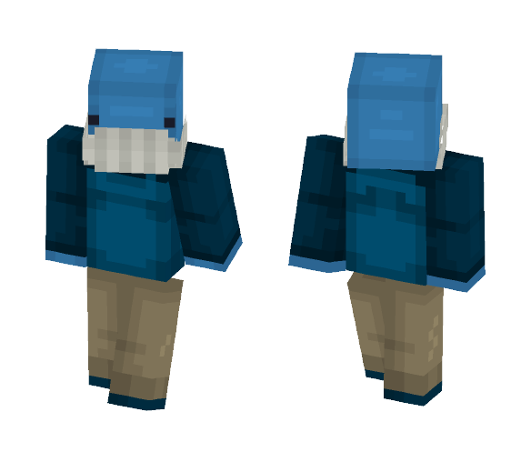 Whale in Baseball- T - Male Minecraft Skins - image 1