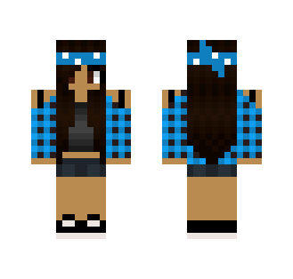 Summer Girl Blue - Girl Minecraft Skins - image 2