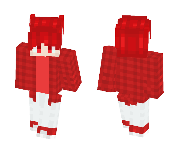 Red Neko - Male Minecraft Skins - image 1