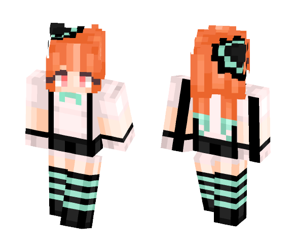Mrs.Pumpkin Vocaloid Halloween - Halloween Minecraft Skins - image 1