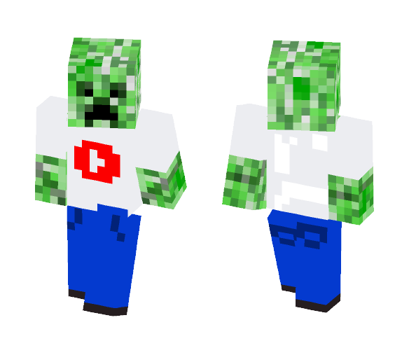 youtuber creeper - Other Minecraft Skins - image 1