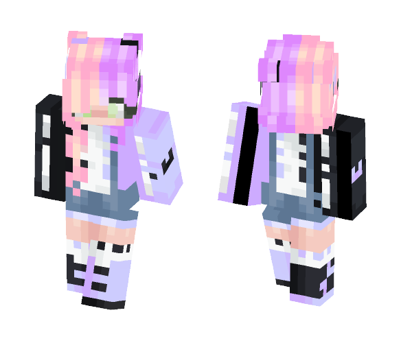 pastel skelly cc: - Female Minecraft Skins - image 1
