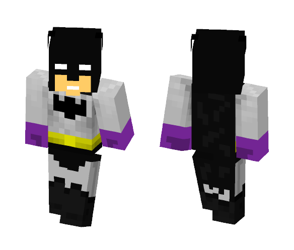 Golden Age Bat-Man - Batman Minecraft Skins - image 1