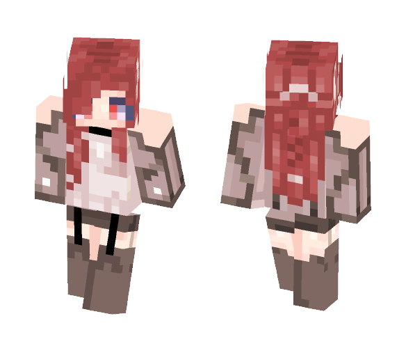 Pondering - Female Minecraft Skins - image 1