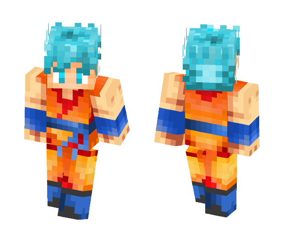 Goku SSGSS ~ Anthonny - Male Minecraft Skins - image 1