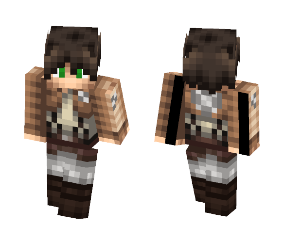 Eren Jeager - Male Minecraft Skins - image 1