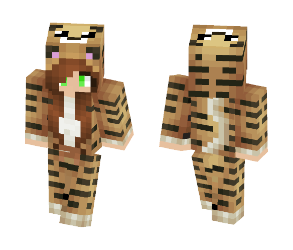 Tiger Girl - Girl Minecraft Skins - image 1