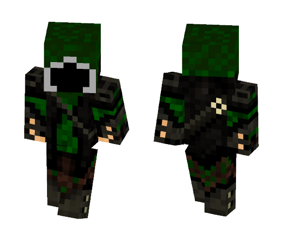 Archer With Hood - Male Minecraft Skins - image 1