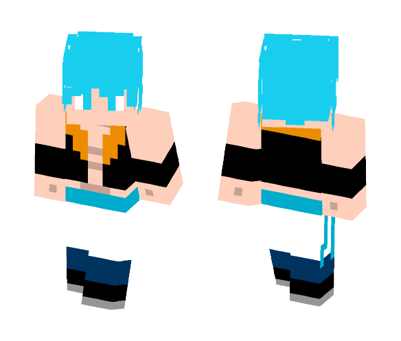 Gogeta (SSGBlue) - Male Minecraft Skins - image 1