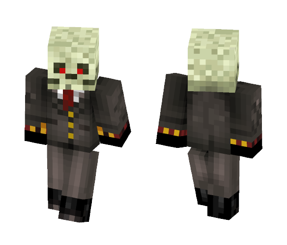 Skeleton Suit - Male Minecraft Skins - image 1