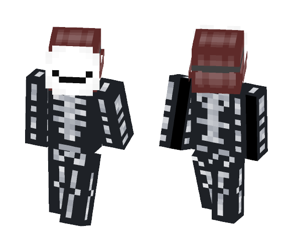 Hallo Edition~ Skelett - Female Minecraft Skins - image 1