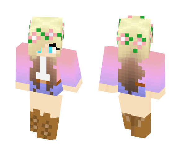 Girly Girl xD - Girl Minecraft Skins - image 1