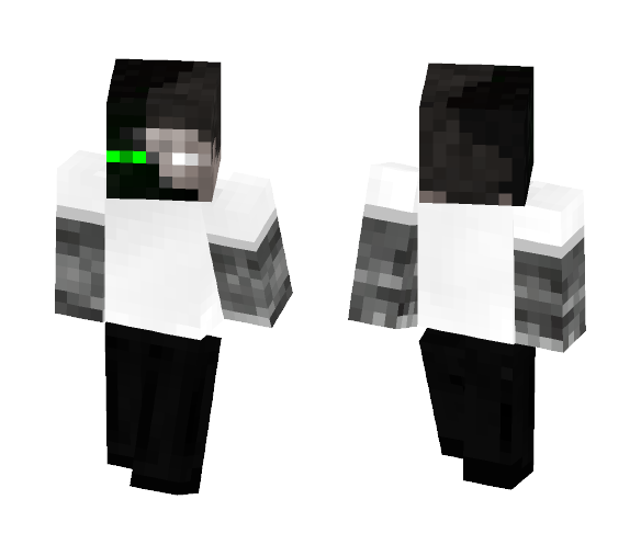 EnderSteve Gray - Male Minecraft Skins - image 1