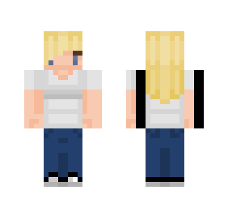Blonde Chibi Girl - Girl Minecraft Skins - image 2