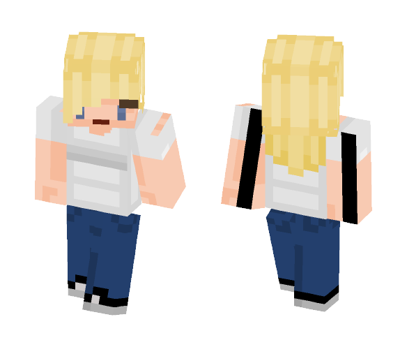 Blonde Chibi Girl - Girl Minecraft Skins - image 1