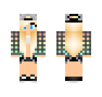 rainbow blonde GIRL - Girl Minecraft Skins - image 2