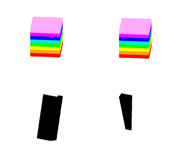 Rainbow Head | MustyYew's Skins - Other Minecraft Skins - image 1