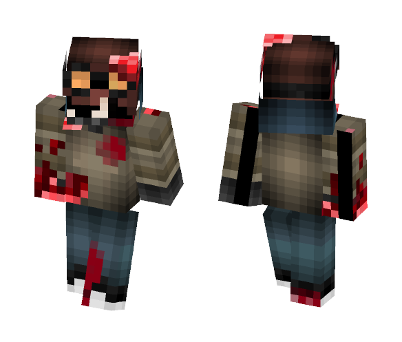 Ticci Toby Blood Edit - Male Minecraft Skins - image 1