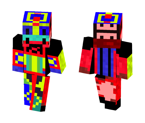 Very Colorful Person - Male Minecraft Skins - image 1