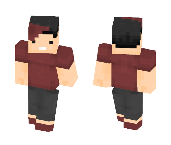 Red - Haired Teen - Male Minecraft Skins - image 1