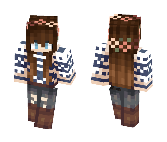 Meh, looks cute... | ANNA - Female Minecraft Skins - image 1