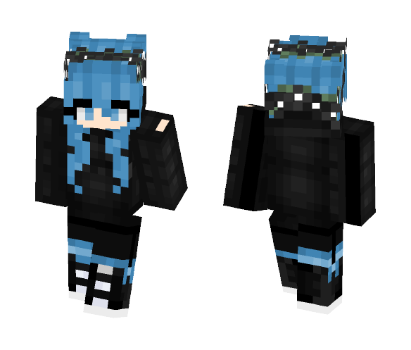 Mrs Misty Eyed Blue - Female Minecraft Skins - image 1