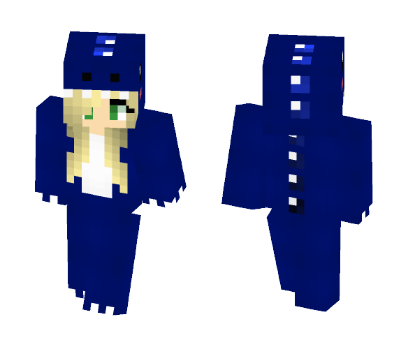 Blue Dinosaur Halloween Skin! - ^~^ - Halloween Minecraft Skins - image 1