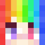 Rainbow Gal 2.0 school girl style - Girl Minecraft Skins - image 3