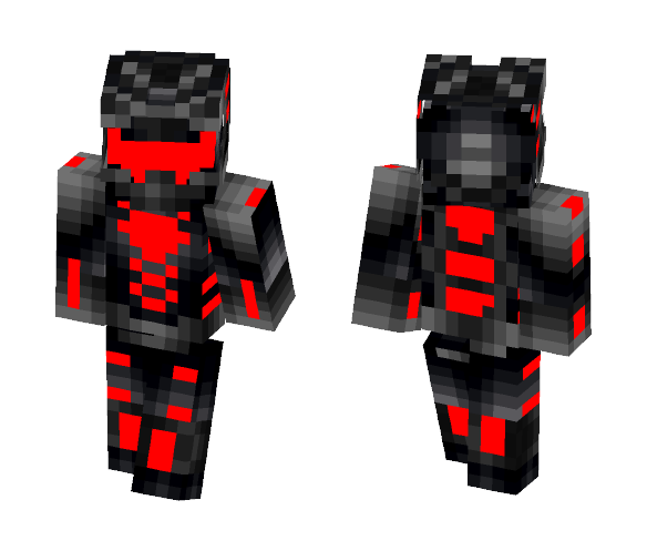Red Bot - Male Minecraft Skins - image 1