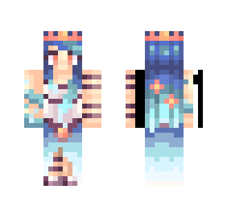 Ocean Mage (First popreel!!) - Female Minecraft Skins - image 2