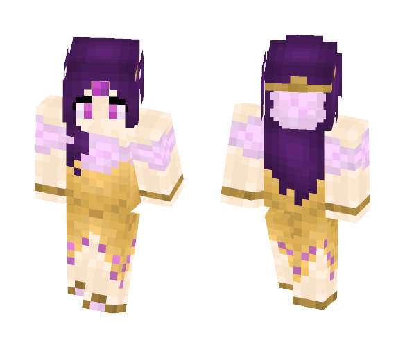 Lady_Ianite Dress of Gold - Female Minecraft Skins - image 1