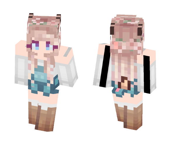 I'm back! Farm girl :3 - Girl Minecraft Skins - image 1