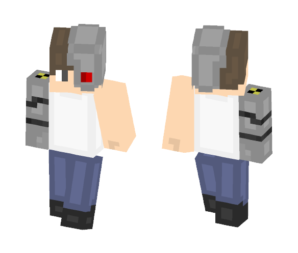 Steel The Cyborg - Male Minecraft Skins - image 1
