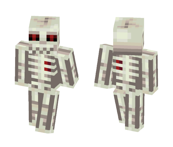 Spooky Scary Skeleton - Male Minecraft Skins - image 1